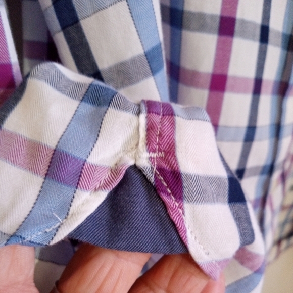 Van Heusen plaid long sleeve button down shirt men's size XXL - Picture 5 of 6